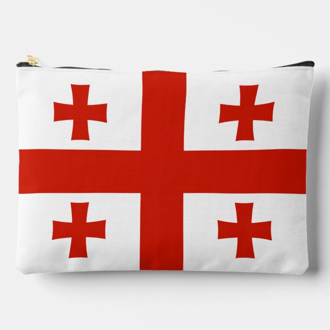 Georgia flag accessory pouch (Front)