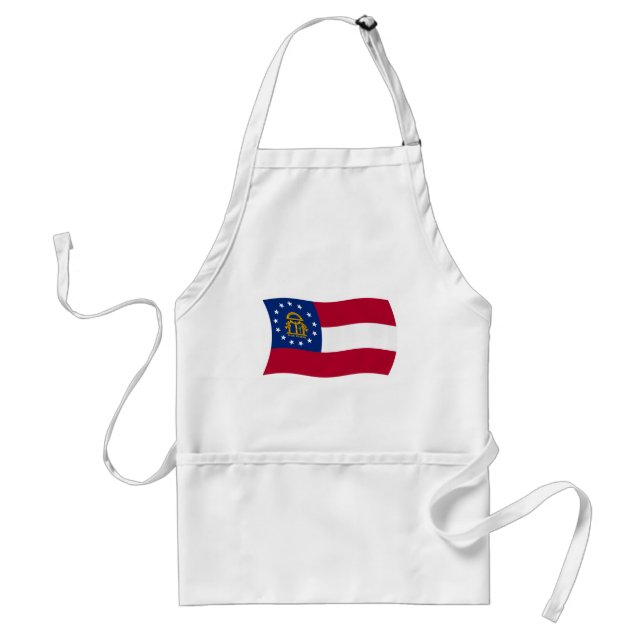 Georgia Flag Apron (Front)