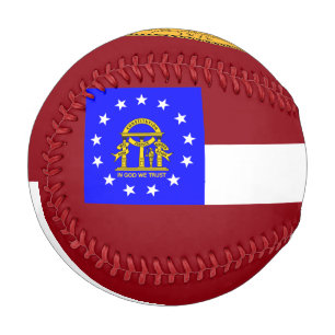 Georgia flag baseball