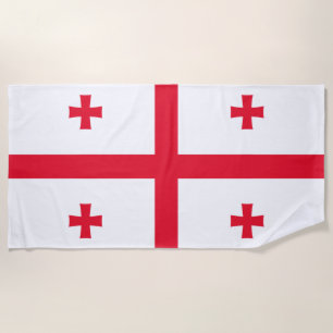 Georgia Flag Beach Towel