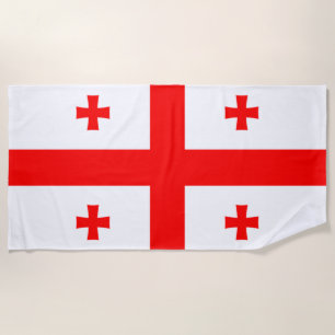 Georgia Flag Beach Towel