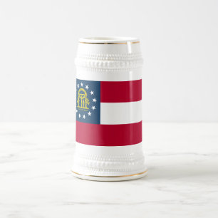 GEORGIA FLAG BEER STEIN