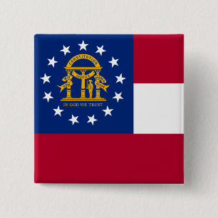 Georgia Flag Button