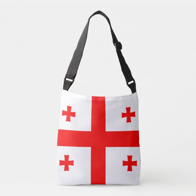 Georgia Flag Crossbody Bag (Front)