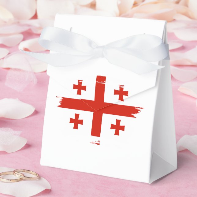 Georgia flag favour box (Wedding)