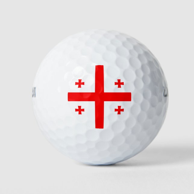 Georgia Flag Golf Balls (Front)