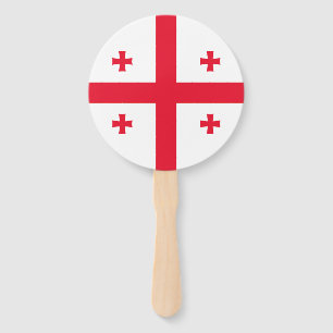 Georgia Flag Hand Fan