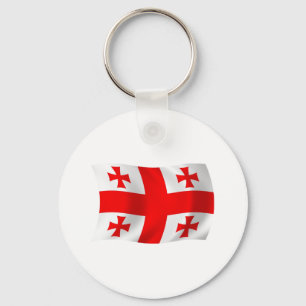 Georgia Flag Keychain