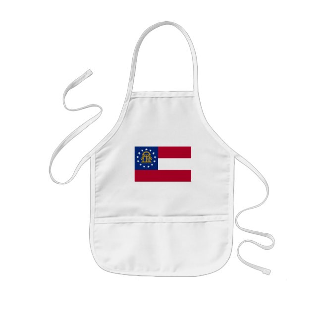 Georgia Flag Kids' Apron (Front)