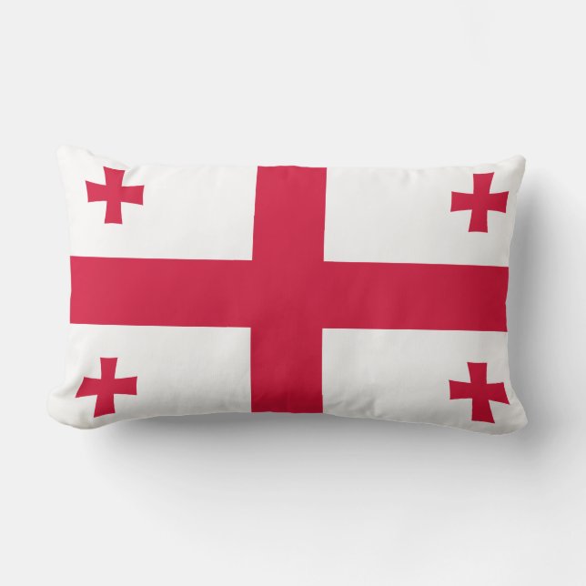 Georgia Flag Lumbar Cushion (Front)
