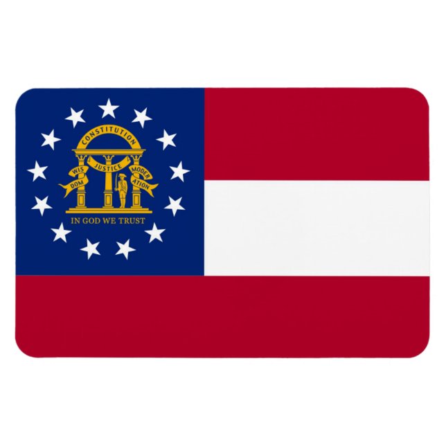 Georgia flag magnet (Horizontal)
