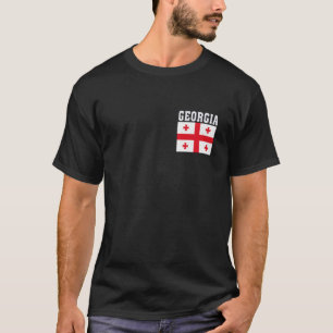 Georgia Flag Patriotic National Roots Souvenir T-Shirt
