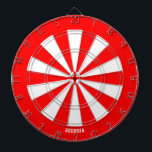 Georgia Flag Patriot's Bullseye Dartboard<br><div class="desc">Georgia Flag Patriot's Bullseye Dart Board. Take aim with style! This striking dartboard, decked out in the colours of the Georgia flag with a small representation of the national flag very subtly integrated in the middle, is more than just a game—it's a statement. Whether you're perfecting your throw or just...</div>