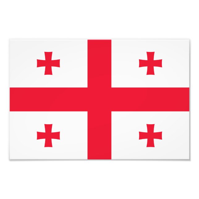 Georgia Flag Photo Print (Front)