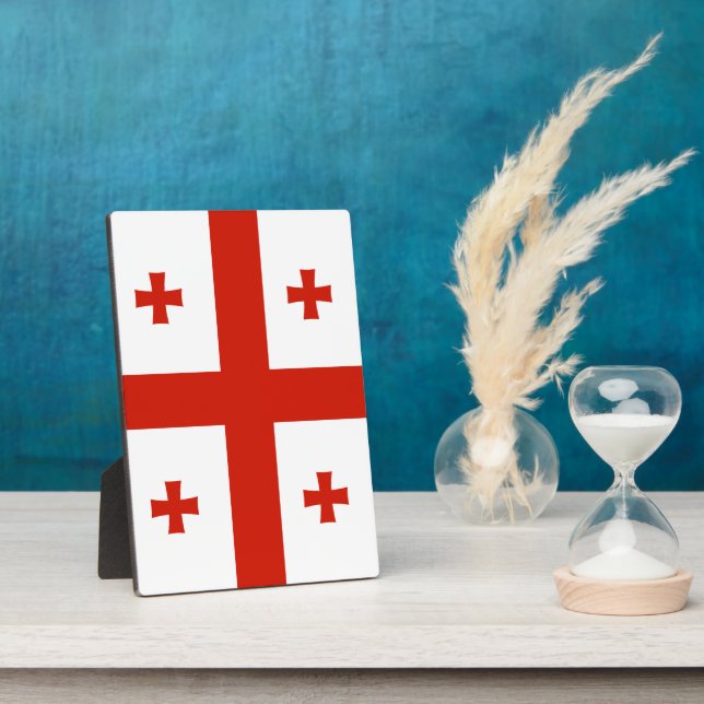 Georgia flag plaque (Side)