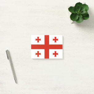 Georgia flag post-it notes