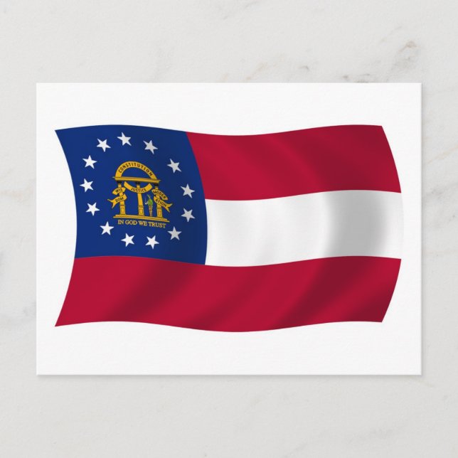 Georgia Flag Postcard (Front)