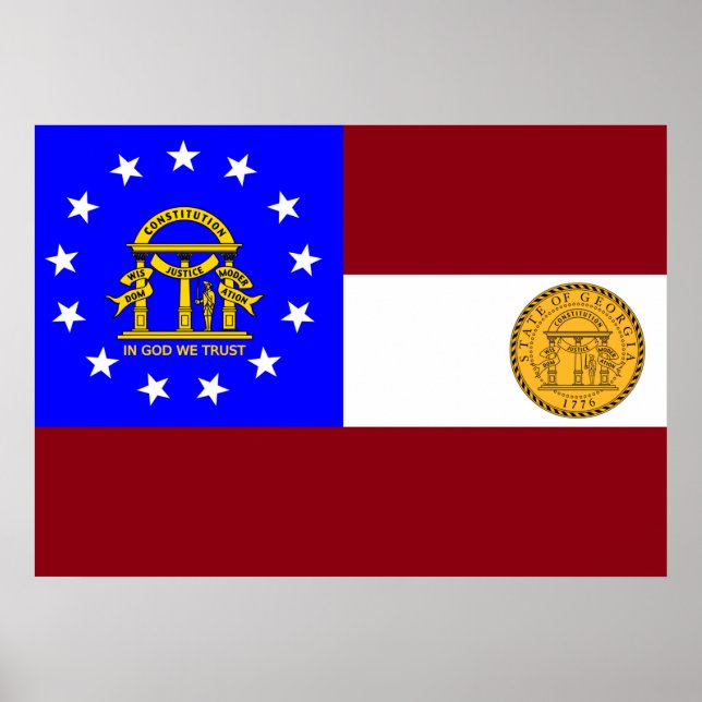 Georgia flag poster (Front)