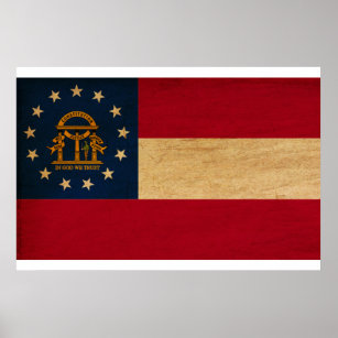 Georgia Flag Poster