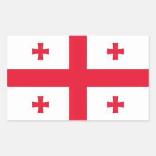Georgia Flag Rectangular Sticker