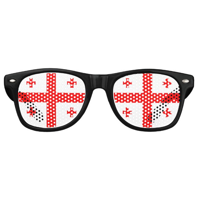 Georgia Flag Retro Sunglasses (Front)