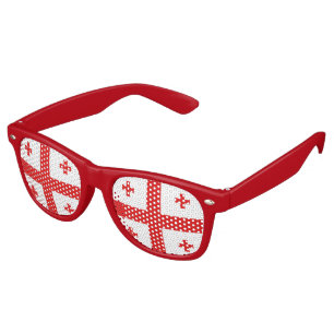 Georgia Flag Retro Sunglasses