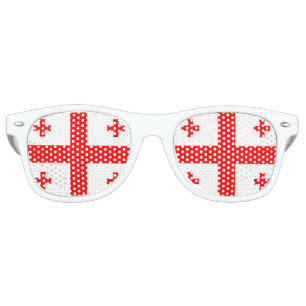 Georgia Flag Retro Sunglasses