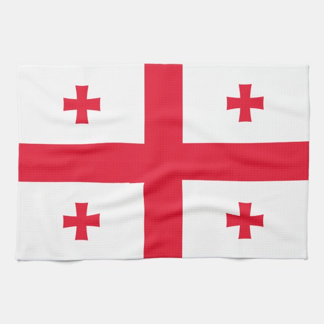 Georgia Flag Tea Towel (Horizontal)