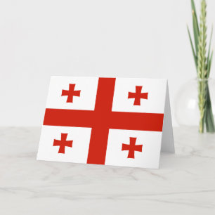 Georgia flag thank you card