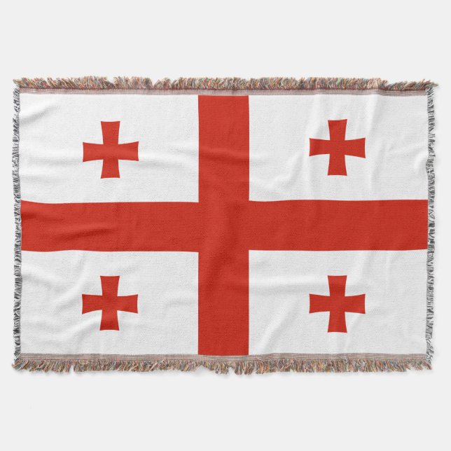 Georgia flag throw blanket (Front)