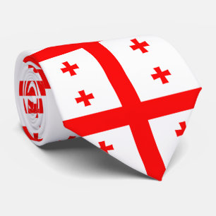 Georgia Flag Tie