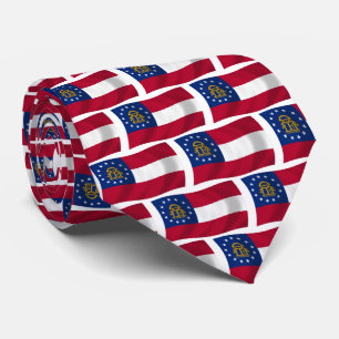 Georgia Flag Tie