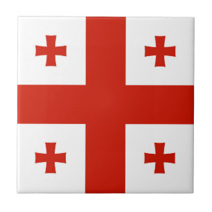 Georgia flag tile