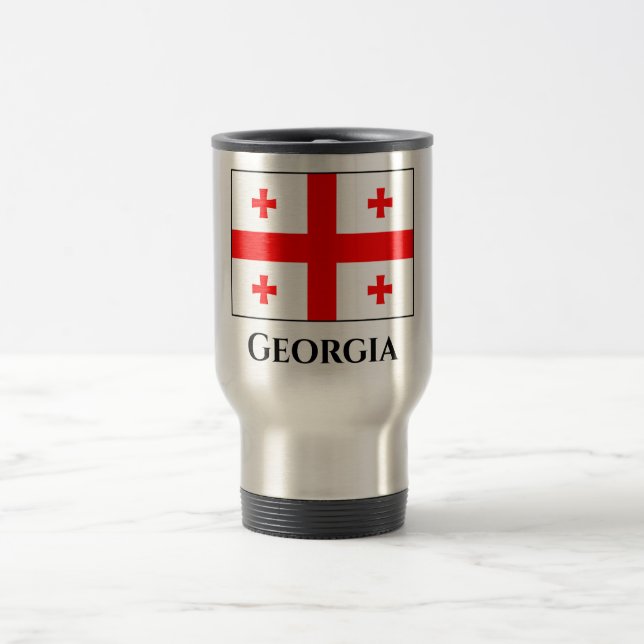 Georgia Flag Travel Mug (Center)
