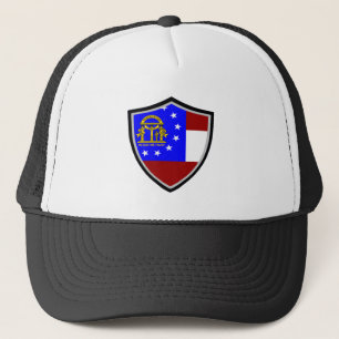 Georgia flag trucker hat