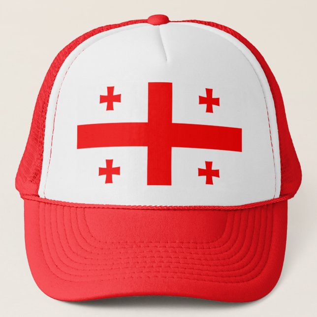Georgia Flag Trucker Hat (Front)