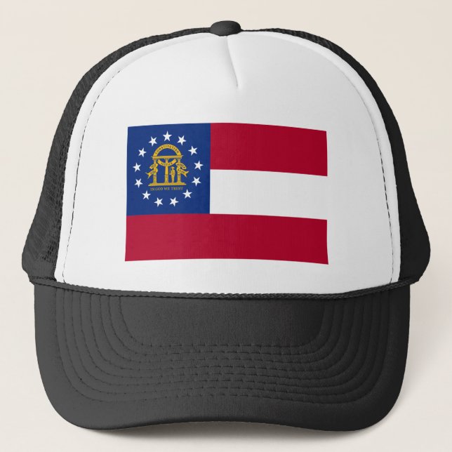 Georgia Flag Trucker Hat (Front)