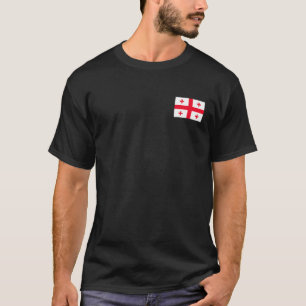 Georgia Flag With Vintage Georgian National Colors T-Shirt