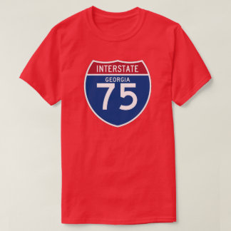 Georgia GA I-75 Interstate Highway Shield - T-Shirt