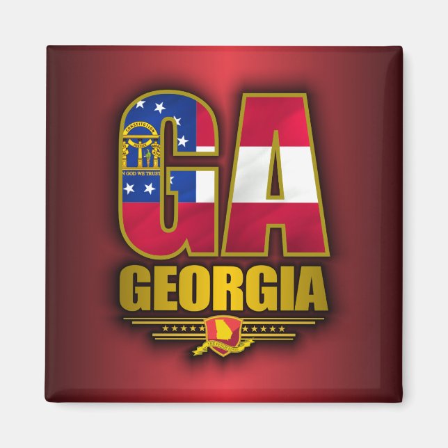 Georgia (GA) Magnet (Front)