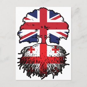 Georgia Georgian British UK United Kingdom Britain Postcard