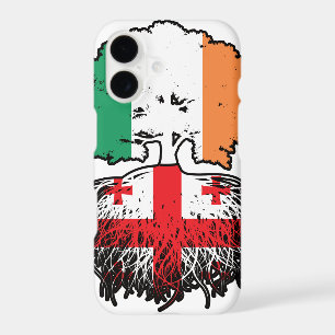 Georgia Georgian Irish Ireland Tree Roots Flag