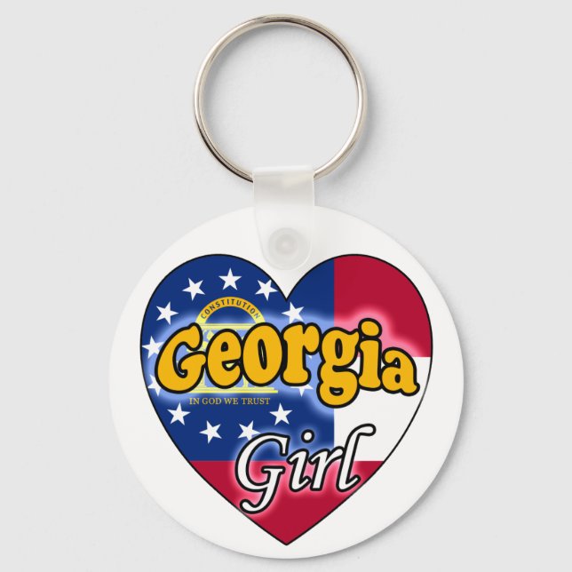 Georgia Girl Key Ring (Front)