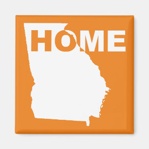 Georgia Home Away From State Fridge Magnet