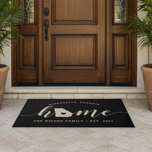 Georgia Home State Personalised Doormat (Creator Uploaded)