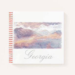 Georgia Kazbegi Architecture Nature Notebook