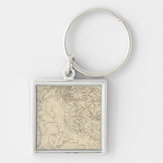 Georgia Map by Arrowsmith Key Ring (Front)