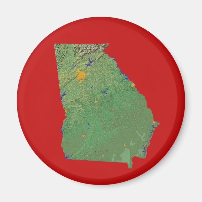 Georgia Map Magnet (Front)