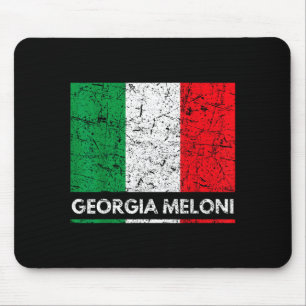 Georgia Meloni Italian Hero Italy Flag Mouse Pad
