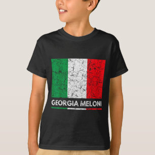 Georgia Meloni Italian Hero Italy Flag T-Shirt